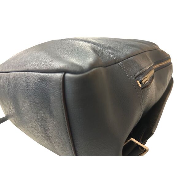 Coach F54135 Charles Sports Calf Leather Backpack Navy Blue Rucksack Bag - Picture 7 of 14